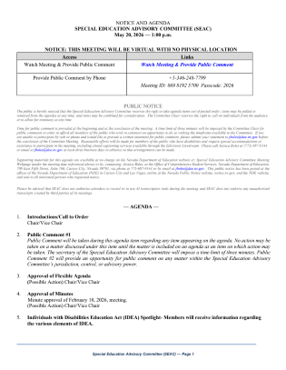 Thumbnail of "May 20th Agenda" document